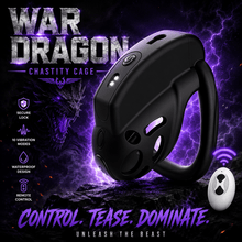 Lade das Bild in den Galerie-Viewer, War Dragon Pro Remote Chastity Cage
