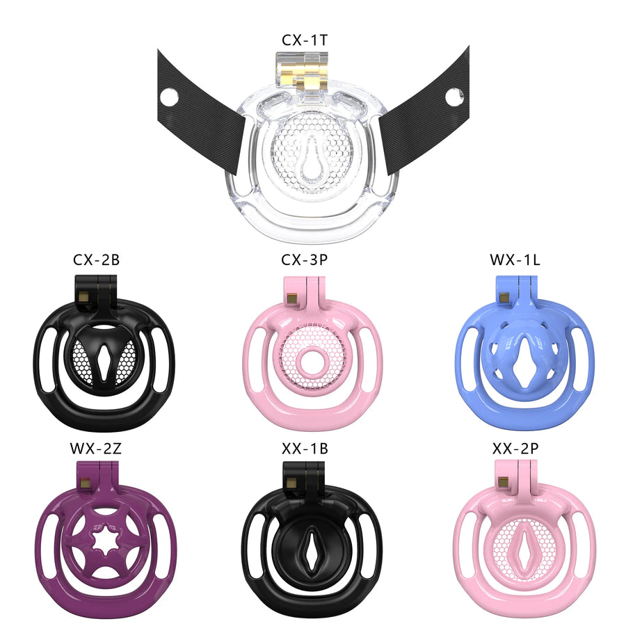 Sissy BDSM With Wearable Chastity Cage - 7 colors 