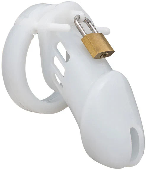 CB6000 Silicone Chastity Cage White product view