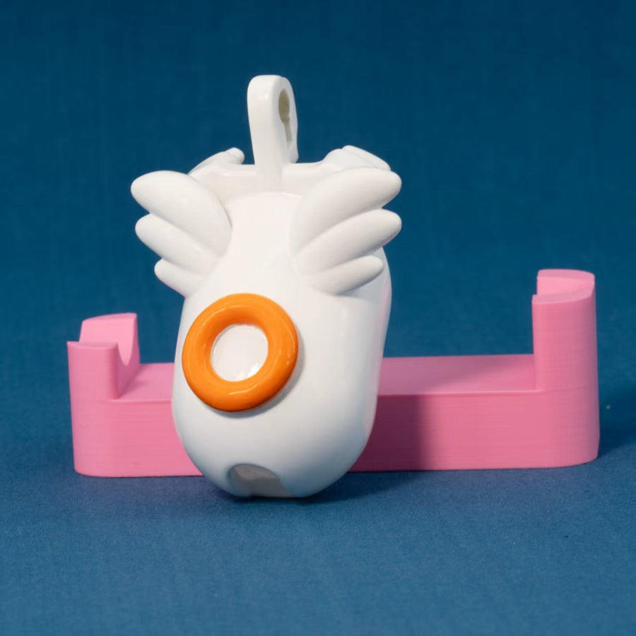 White Angel Chastity Cage 3