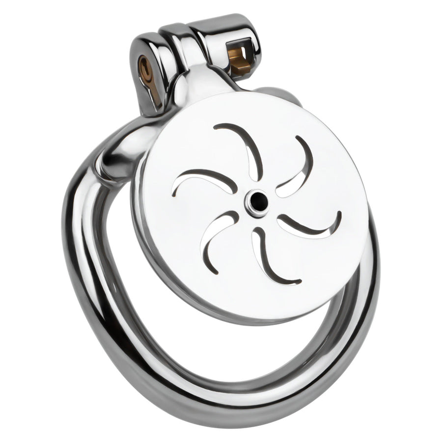 Wind and Fire Wheel Flat Chastity Lock - 2