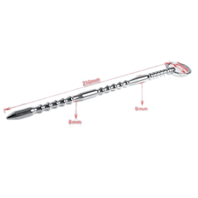 Load image into Gallery viewer, Beaded Metal Urethral Sound BDSM
