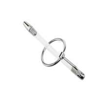 Load image into Gallery viewer, Hollow Silicone and Steel Catheter Urethral Sound

