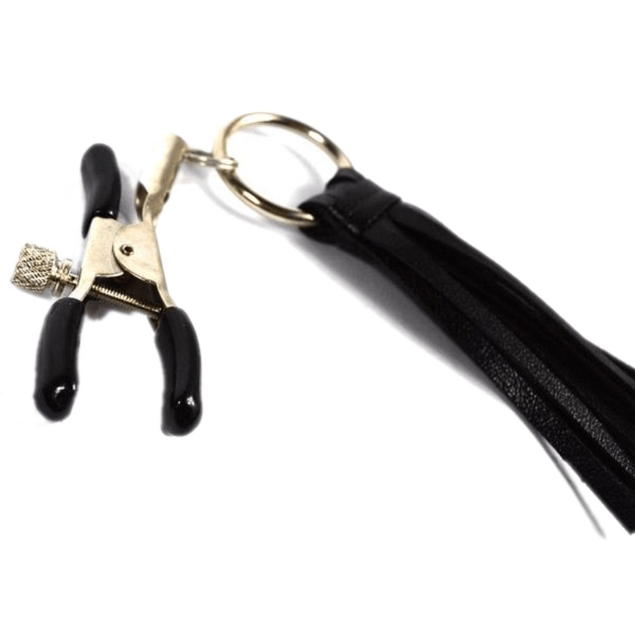 Nipple Clamps With Black Tassel BDSM, gallery view 7