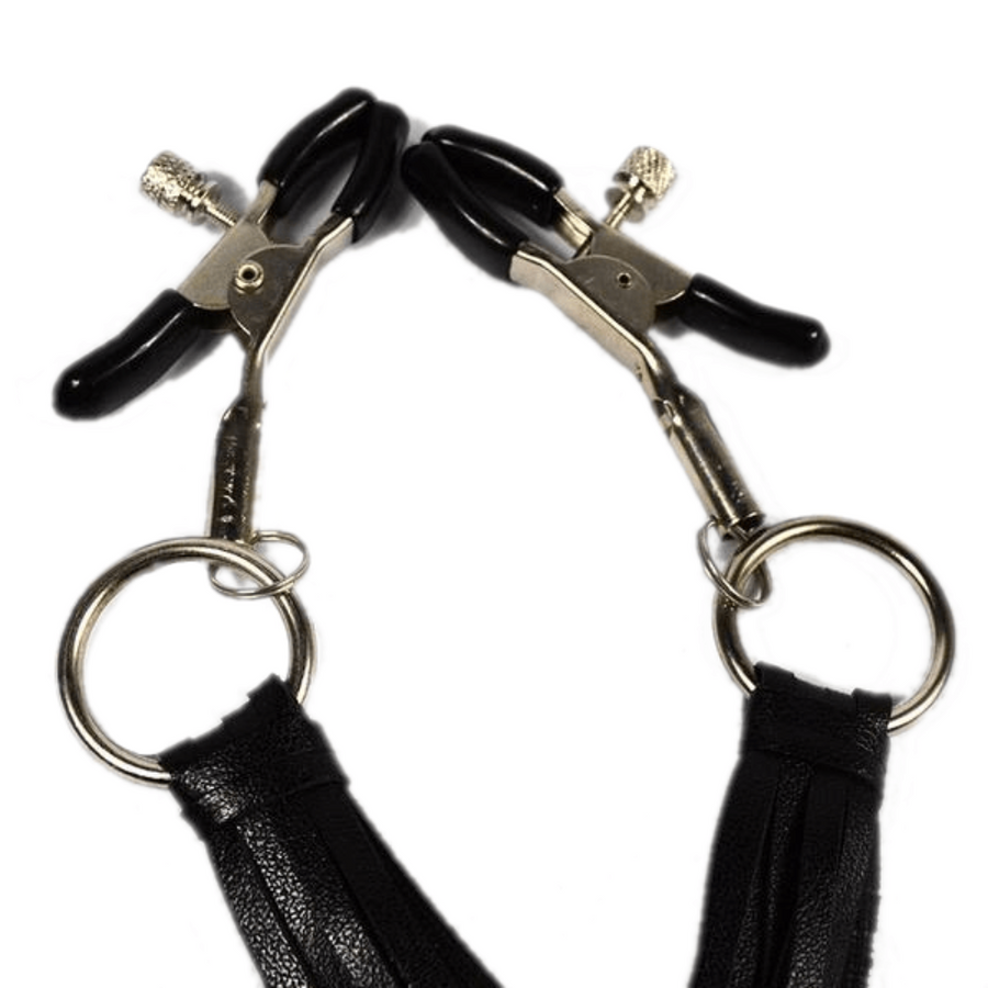 Nipple Clamps With Black Tassel BDSM, gallery view 6