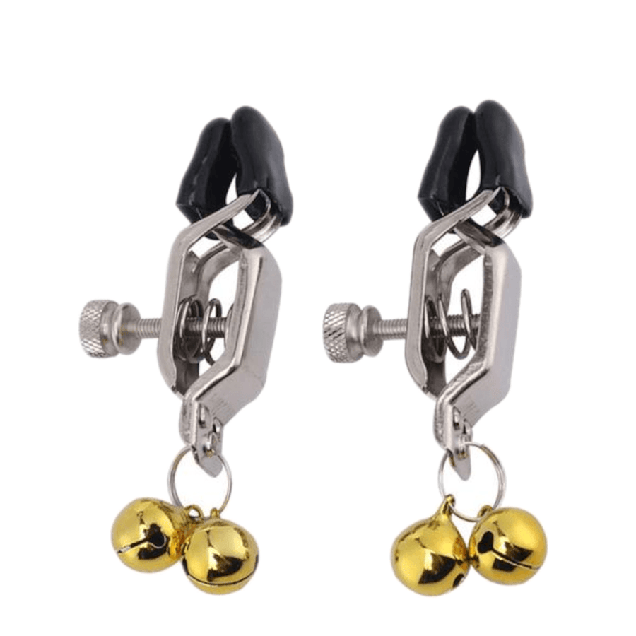BDSM Silver Alligator Nipple Clamps, gallery view 3