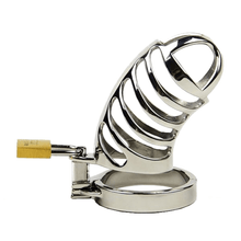 Load image into Gallery viewer, Anna  Metal Chastity Cage 3.35 inches long
