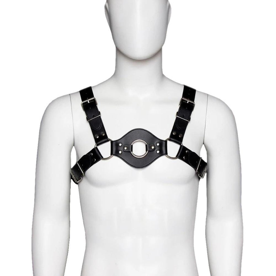 Leather Dildo Harness Chest Strap product view