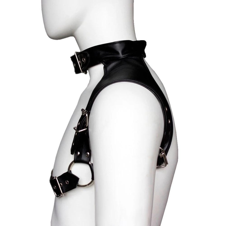 Leather Dildo Harness Chest Strap, gallery view 4