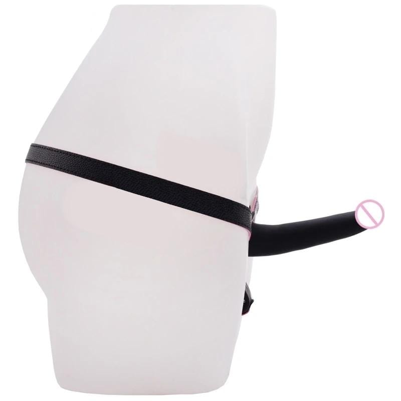Leather G-String Strap On Double-Ended, gallery view 4