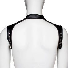 Load image into Gallery viewer, Leather Dildo Harness Chest Strap
