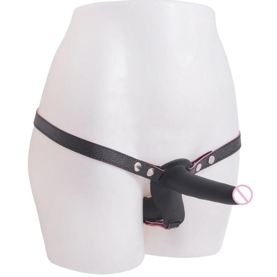 Leather G-String Strap On Double-Ended product view
