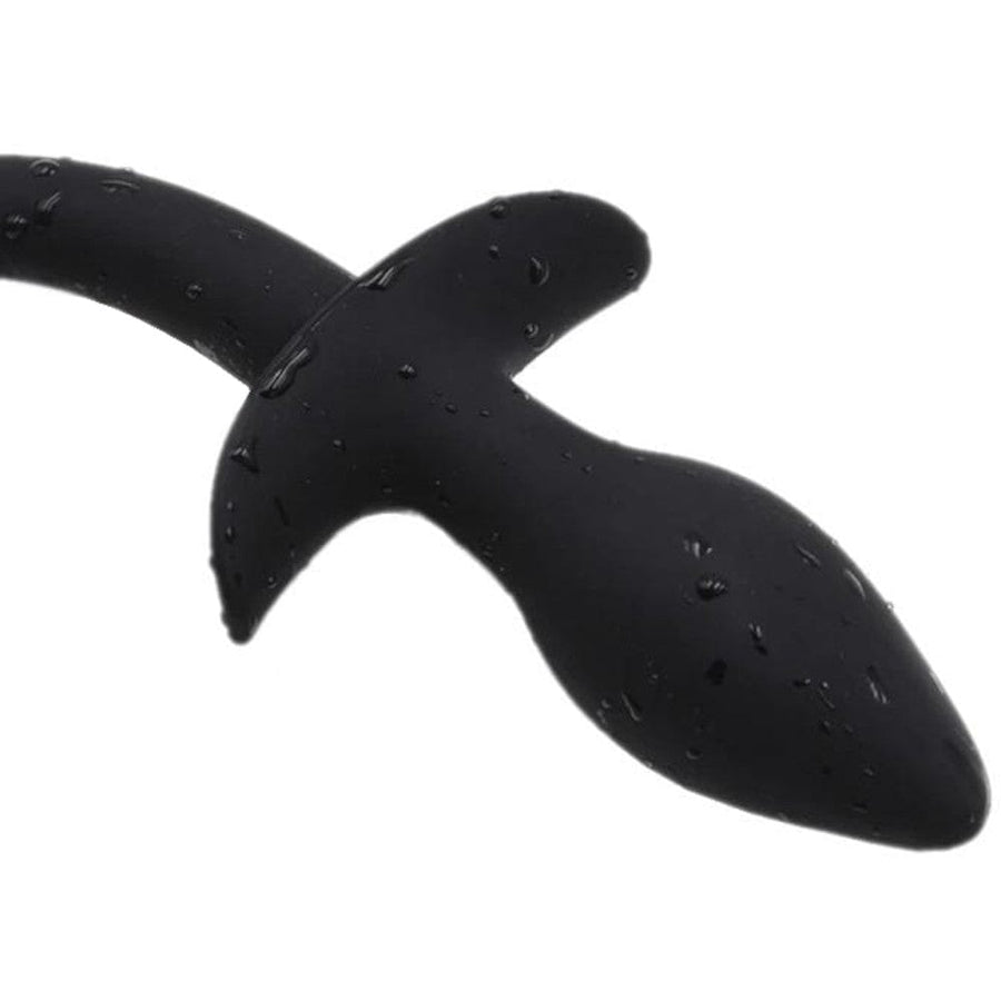 Classic Silicone Dog Tail Butt Plug 11 Inches Long, gallery view 3