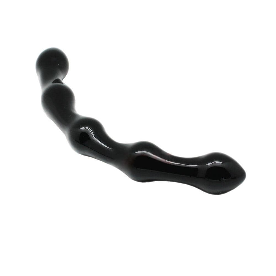 Black Personality Curved Glass Dildo, gallery view 6