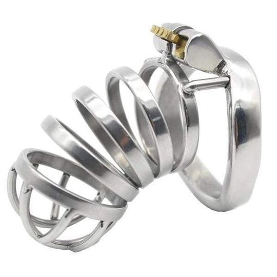 Alina Male Chastity Device 1.77 inches and 2.36 inches long product view