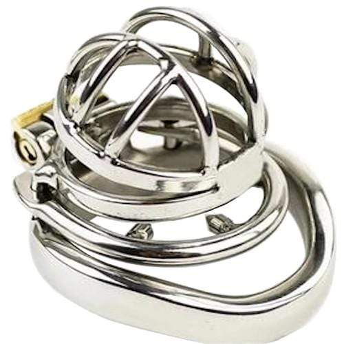 Alina Male Chastity Device 1.77 inches and 2.36 inches long, gallery view 4