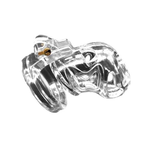 Piper Transparent Plastic Cock Cage 2.95 inches long product view