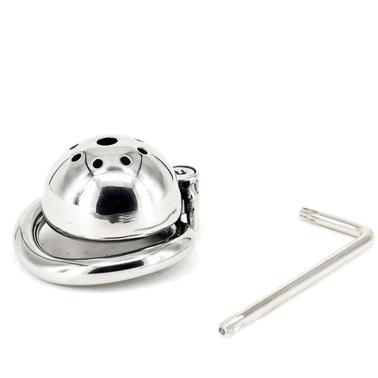 Elena Metal Chastity Device 0.98 inch long product view