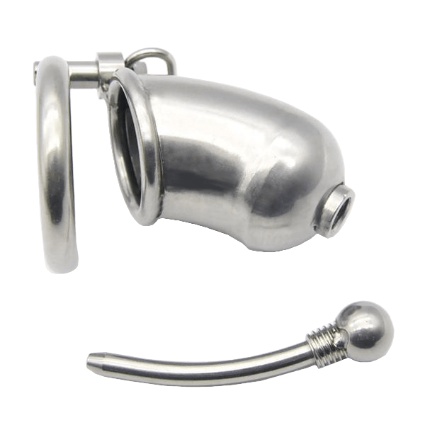 Eva Chastity Device 2.68 inches and 4.92 inches long, gallery view 4