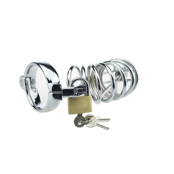 Zoey Caged Ring Metal Chastity Device, gallery view 7