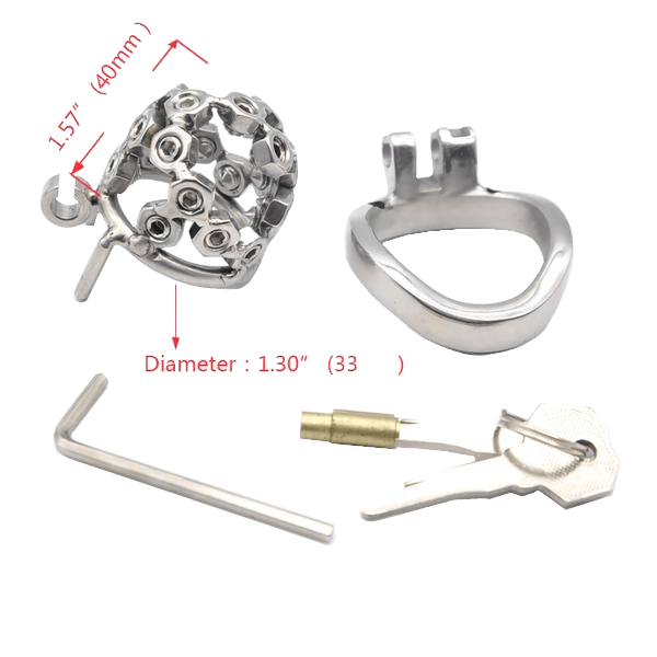 Gabriella Male Chastity Devices 1.57 inches long, gallery view 4