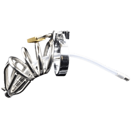 Mackenzie Metal Chastity Device 2.56 inches long product view