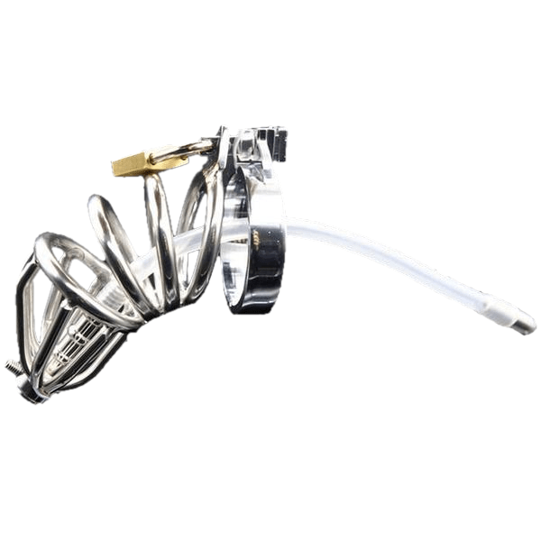 Mackenzie Metal Chastity Device 2.56 inches long product view