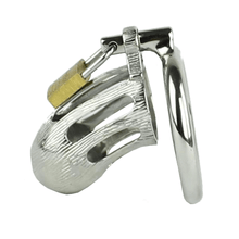 Load image into Gallery viewer, Rylee Metal Chastity Device 2.28 inches long
