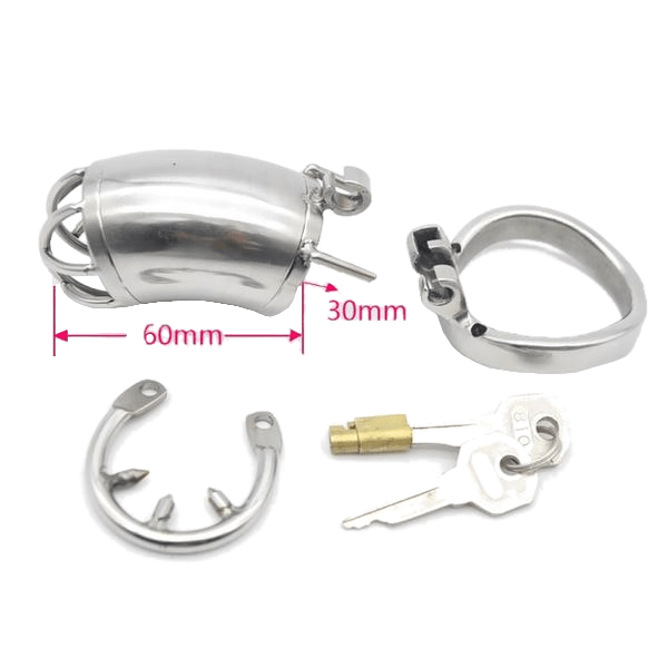 Olivia Chastity Device 2.36 inches long, gallery view 3