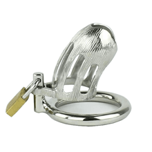 Load image into Gallery viewer, Rylee Metal Chastity Device 2.28 inches long
