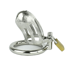 Load image into Gallery viewer, Rylee Metal Chastity Device 2.28 inches long
