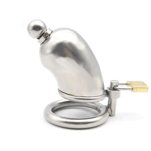 Eva Chastity Device 2.68 inches and 4.92 inches long, gallery view 2
