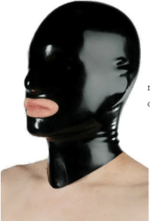 Sissified Slave Latex Hood Helmet product view