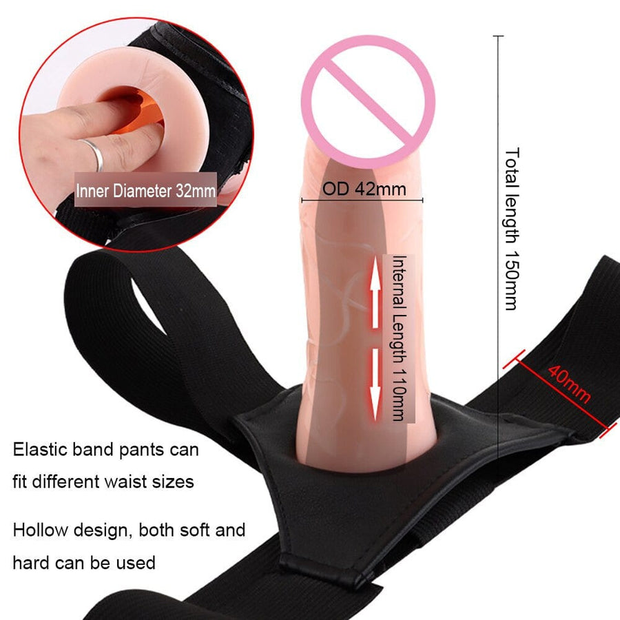 Beat Erectile Dysfunction 6 Inch Strap On Dildo BDSM, gallery view 10