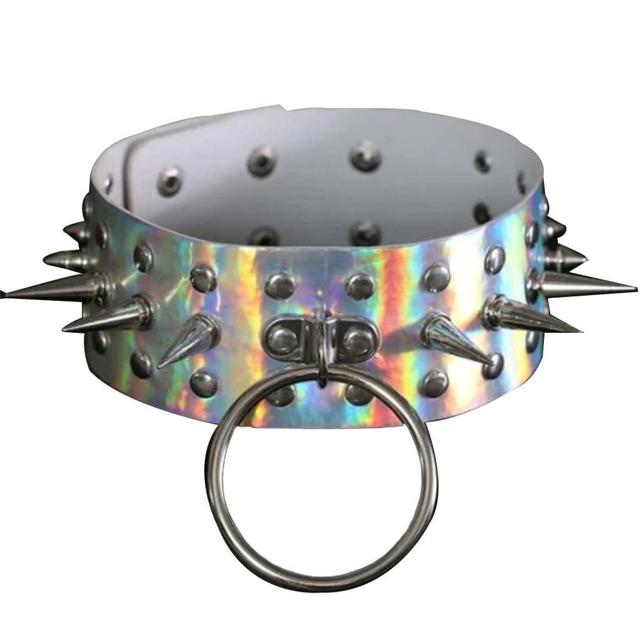 Spiked Bondage Submissive Collar, gallery view 10