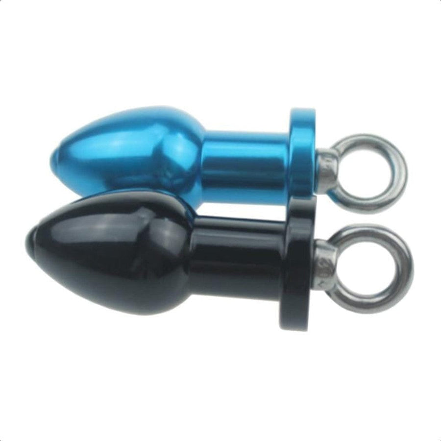 Hollow Inner Tube Metal Butt Plug 4.45 Inches Long, gallery view 3