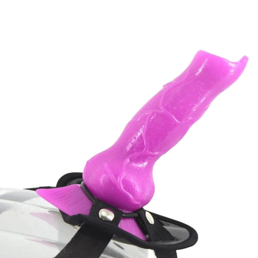 Luscious Wolf Dong Animal Dildo With Strap On Set BDSM, gallery view 5