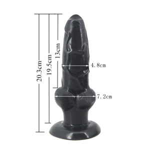 Animalistischer 7-Zoll-Hundedildo mit Saugnapf BDSM