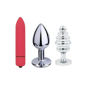 Anfänger Perfektes Butt Plug Set 3-teilig BDSM