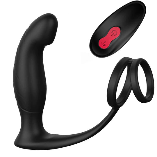 Prostate Massager With Cock Ring BDSM product view