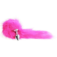 Lade das Bild in den Galerie-Viewer, Flirty Cat Tail Plug 16 Zoll lang BDSM
