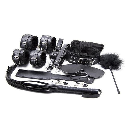 11 Pcs Leather Bondage Set product view