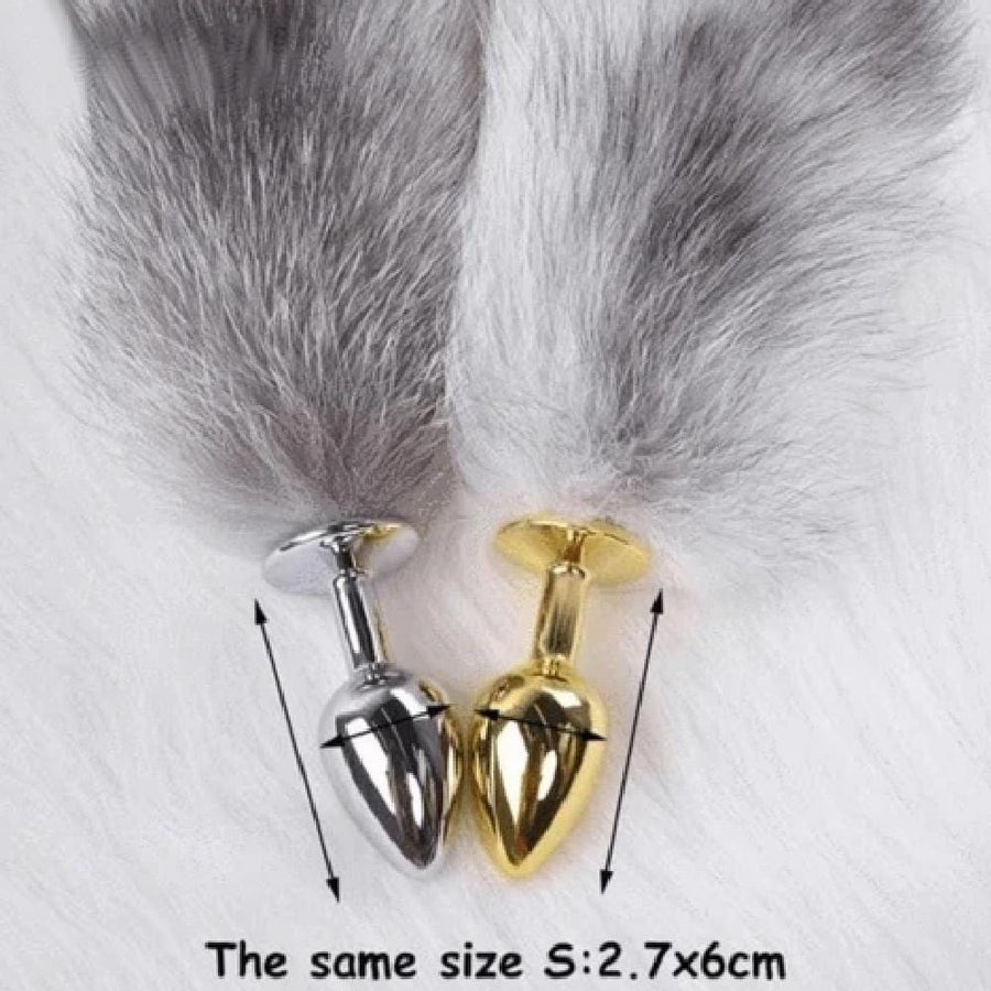 Elegant Fox Tail Butt Plug 19 Inches Long BDSM, gallery view 11