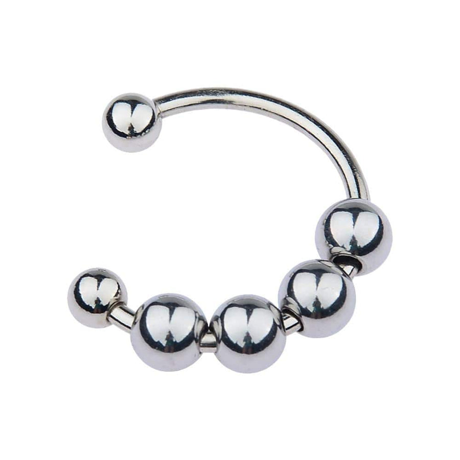 Beaded Stainless Glans Ring BDSM, gallery view 7