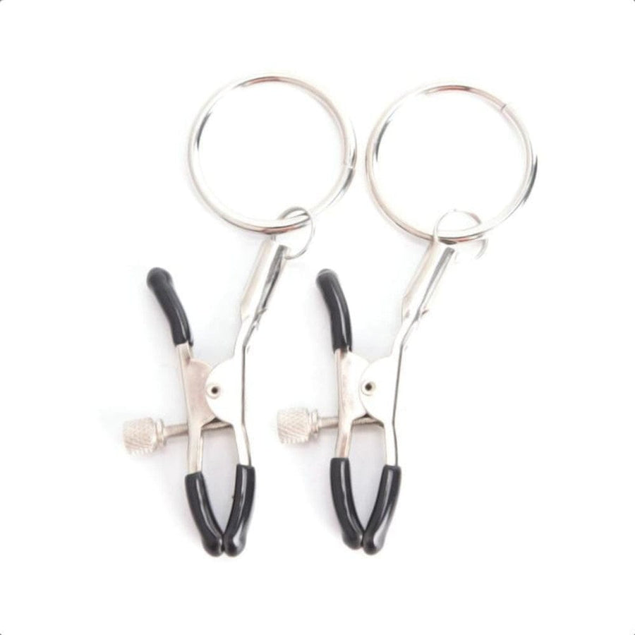 BDSM Flirting Rings Silver Nipple Clamps, gallery view 10