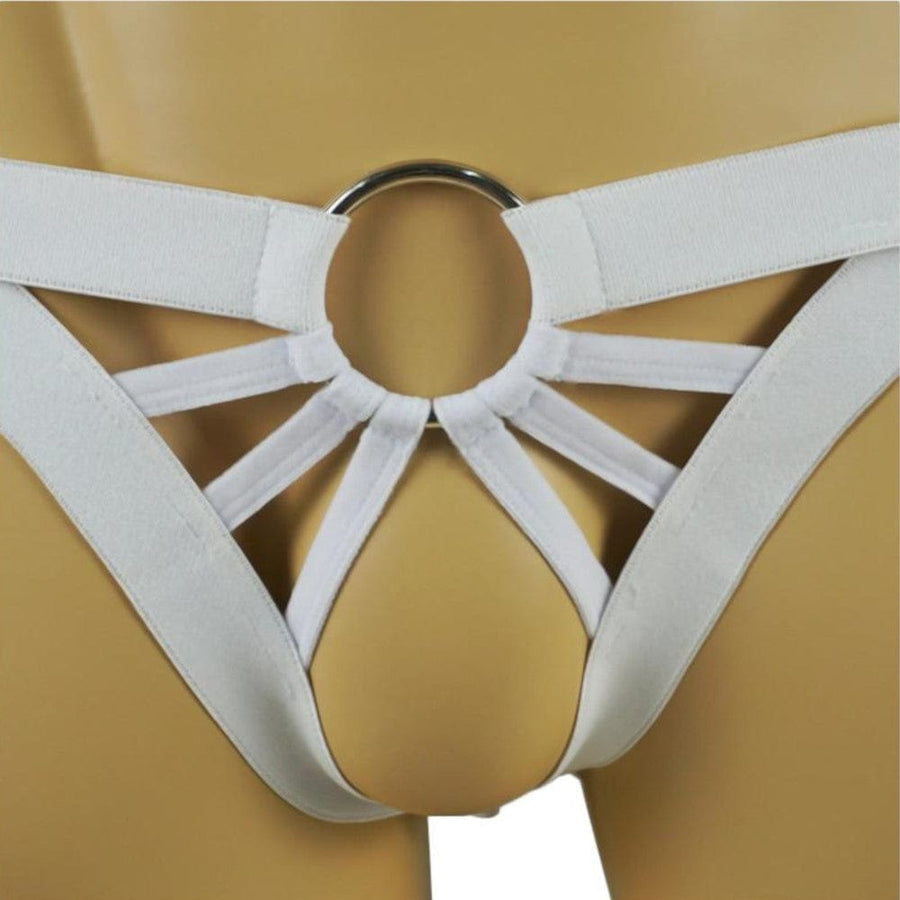 Crotchless Cock Ring Harness BDSM, gallery view 2