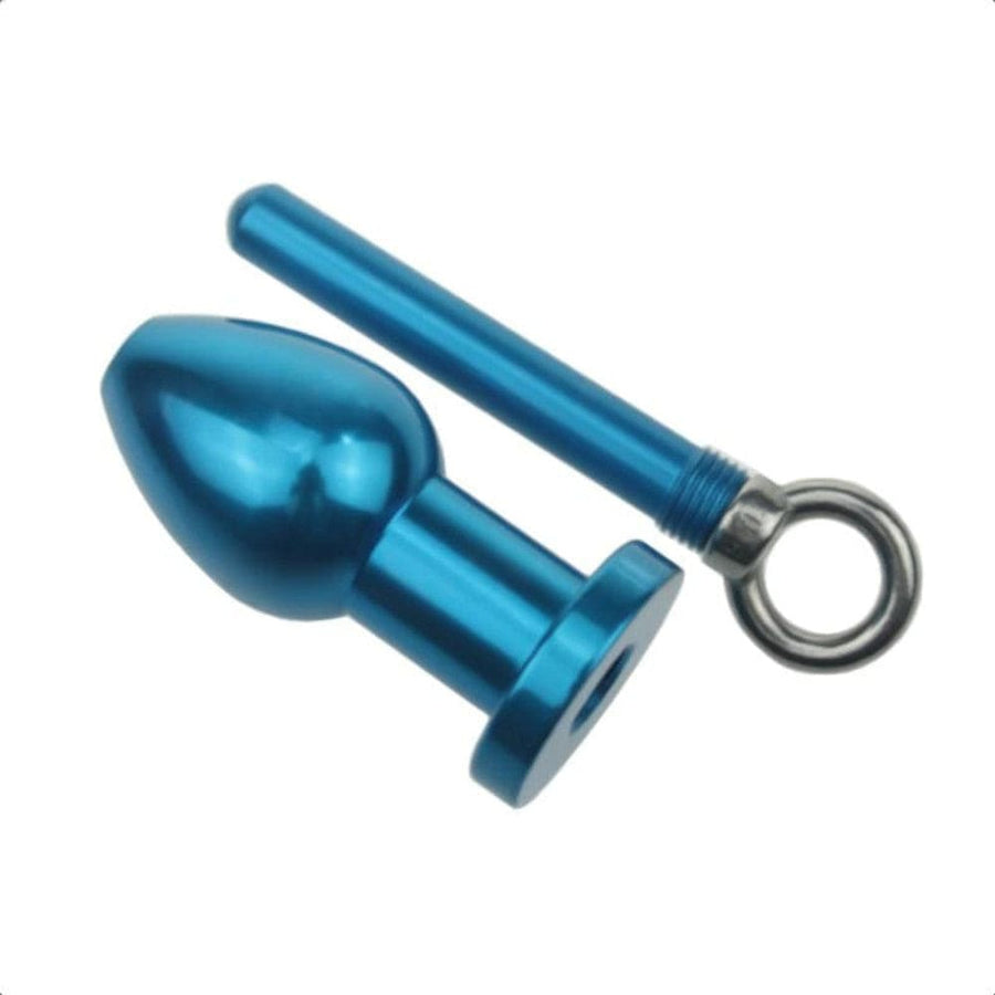 Hollow Inner Tube Metal Butt Plug 4.45 Inches Long, gallery view 6