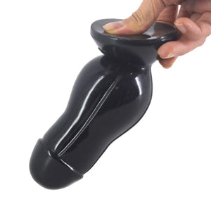 Extra großer dreifarbiger Butt Plug BDSM