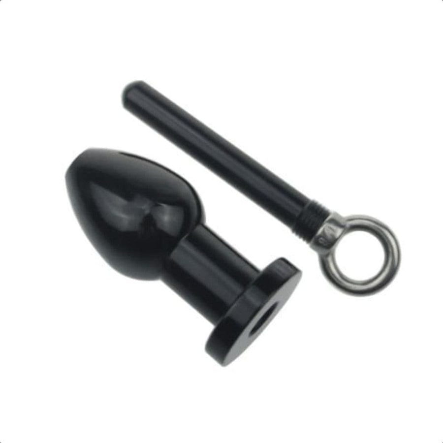 Hollow Inner Tube Metal Butt Plug 4.45 Inches Long, gallery view 7