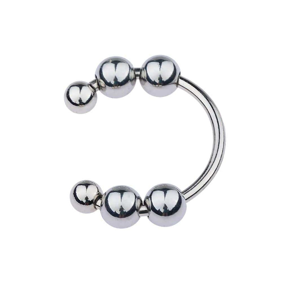 Beaded Stainless Glans Ring BDSM, gallery view 8